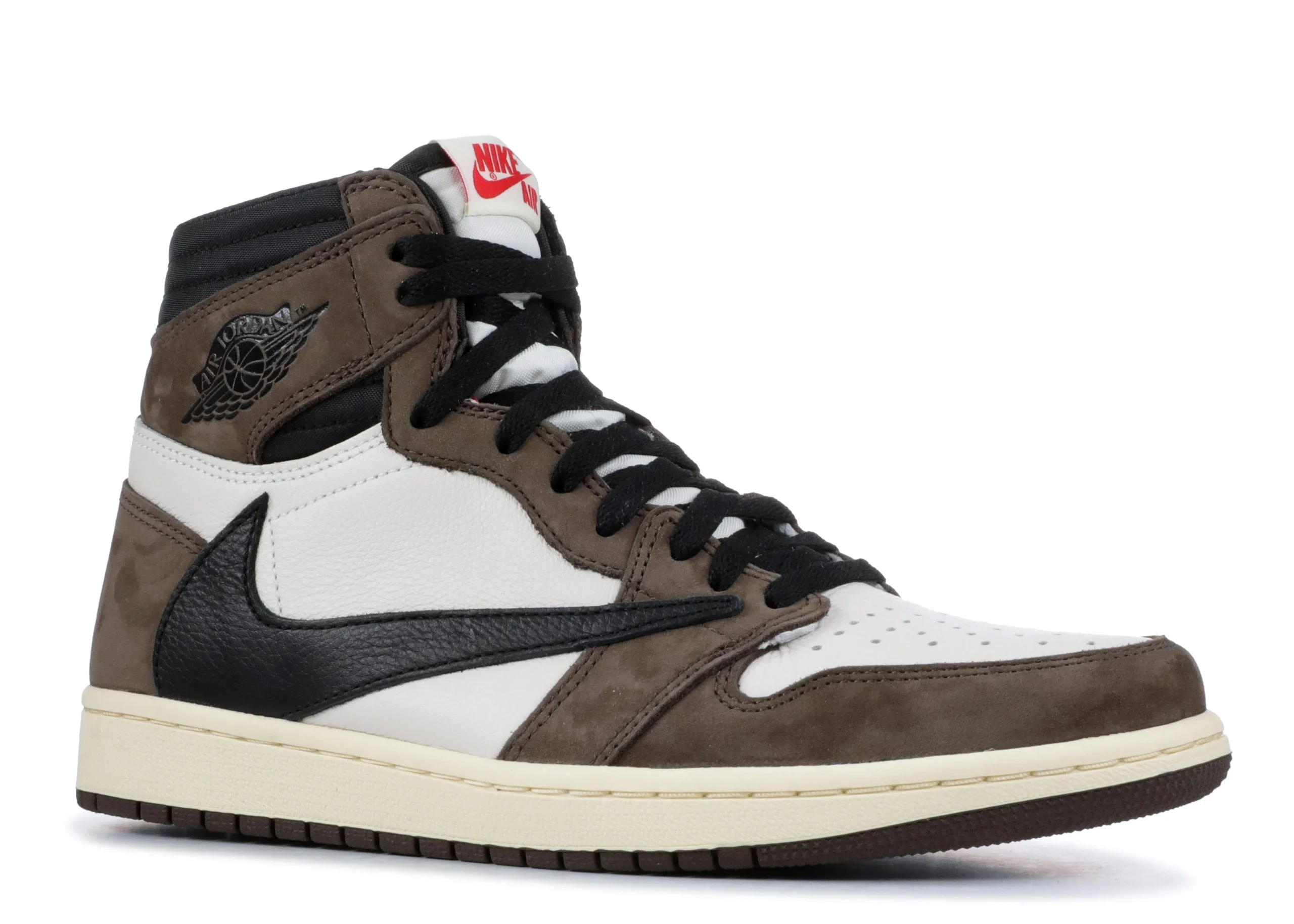 Alternative view of Travis Scott x Jordan 1 Retro High OG 'Mocha'