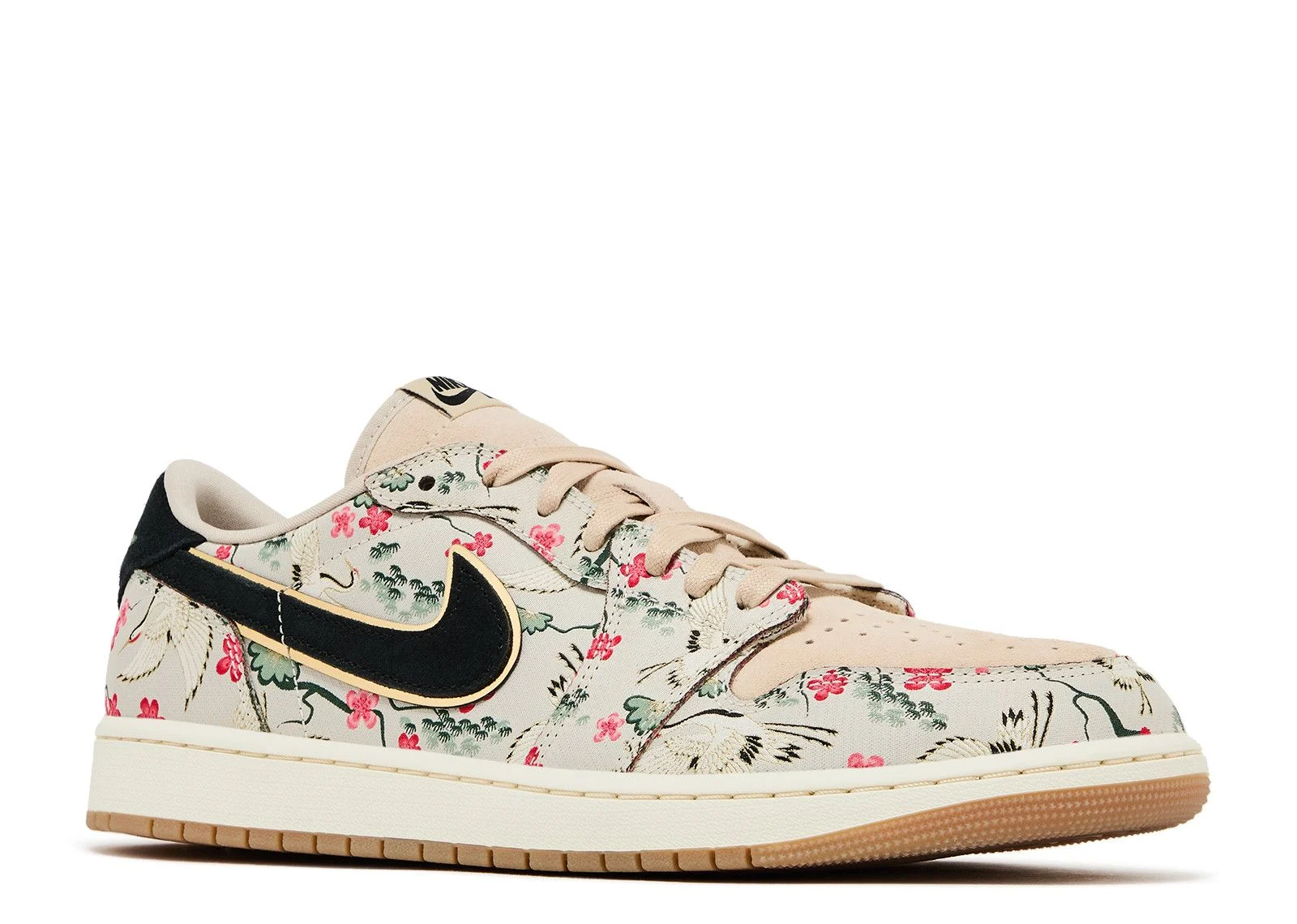 Alternative view of Rui Hachimura x Jordan 1 Retro Low OG 'Cranes'