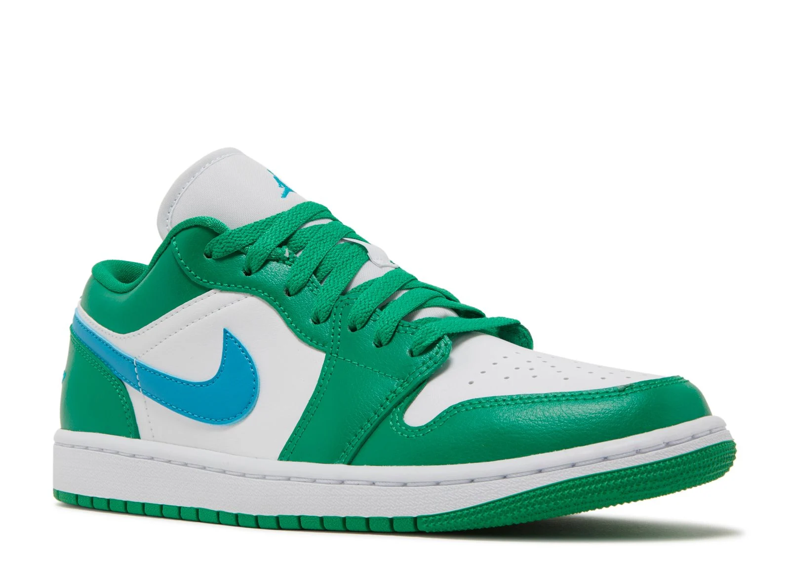 Alternative view of Jordan 1 Low 'Lucky Green'