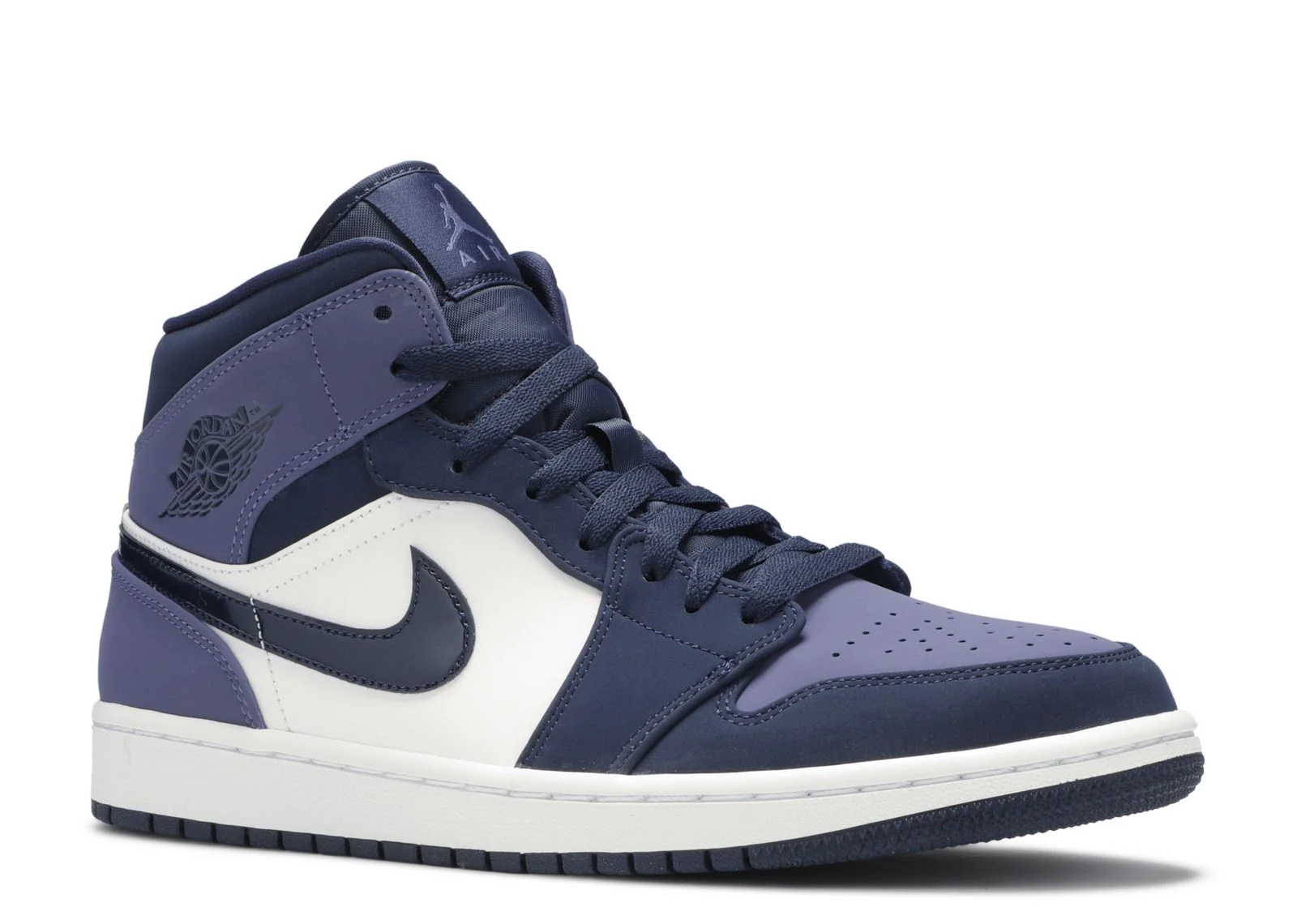 Alternative view of Jordan 1 Mid 'Sanded Purple'