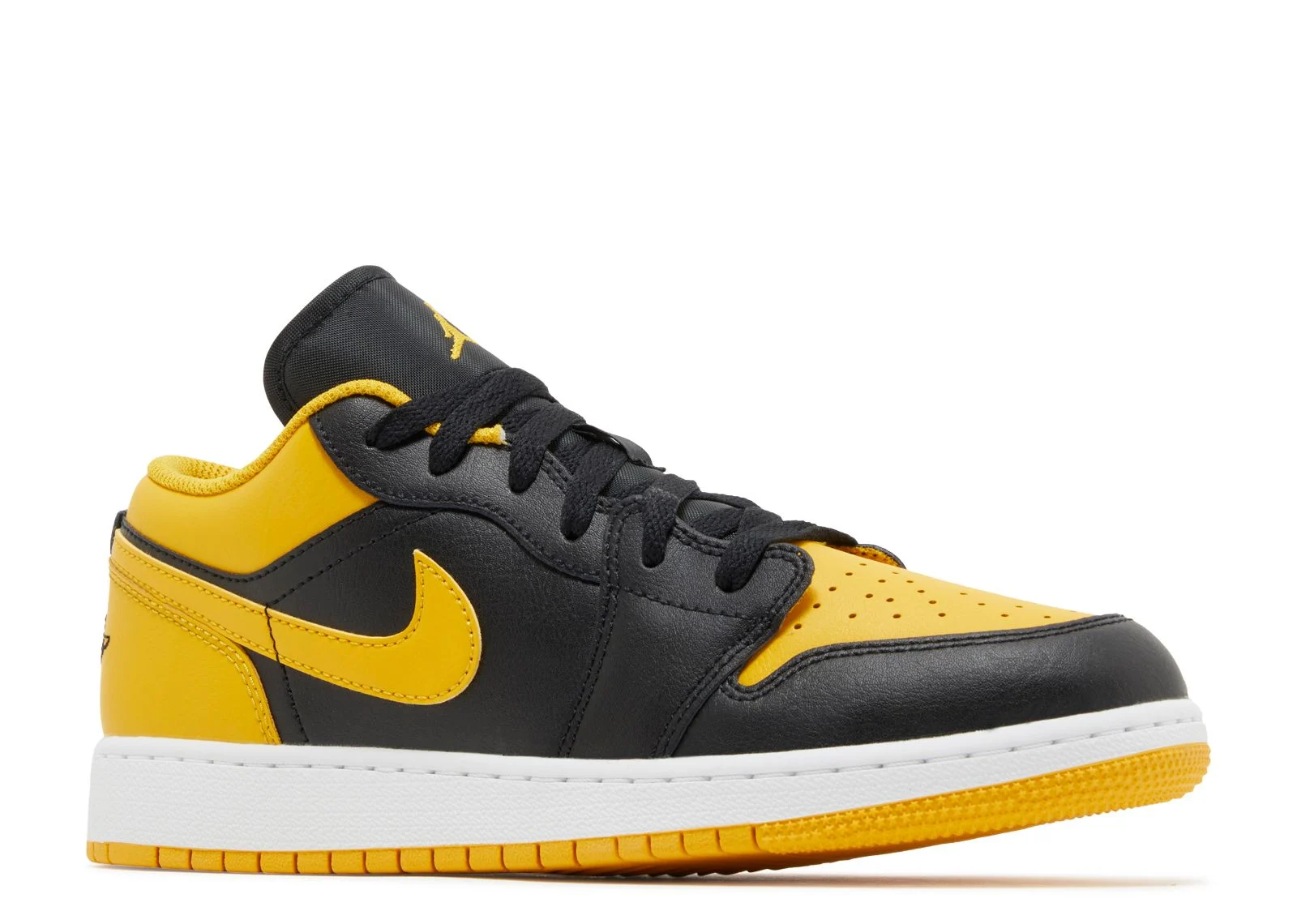 Alternative view of Jordan 1 Low GS 'Yellow Ochre'
