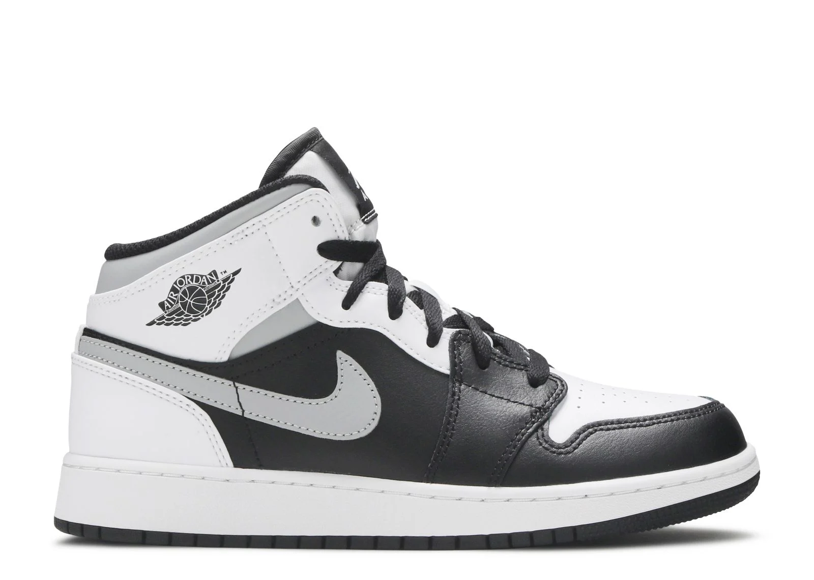 Jordan 1 Mid GS 'White Shadow'
