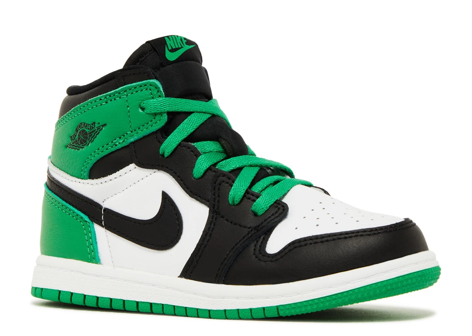 Alternative view of Jordan 1 Retro High OG TD 'Lucky Green'