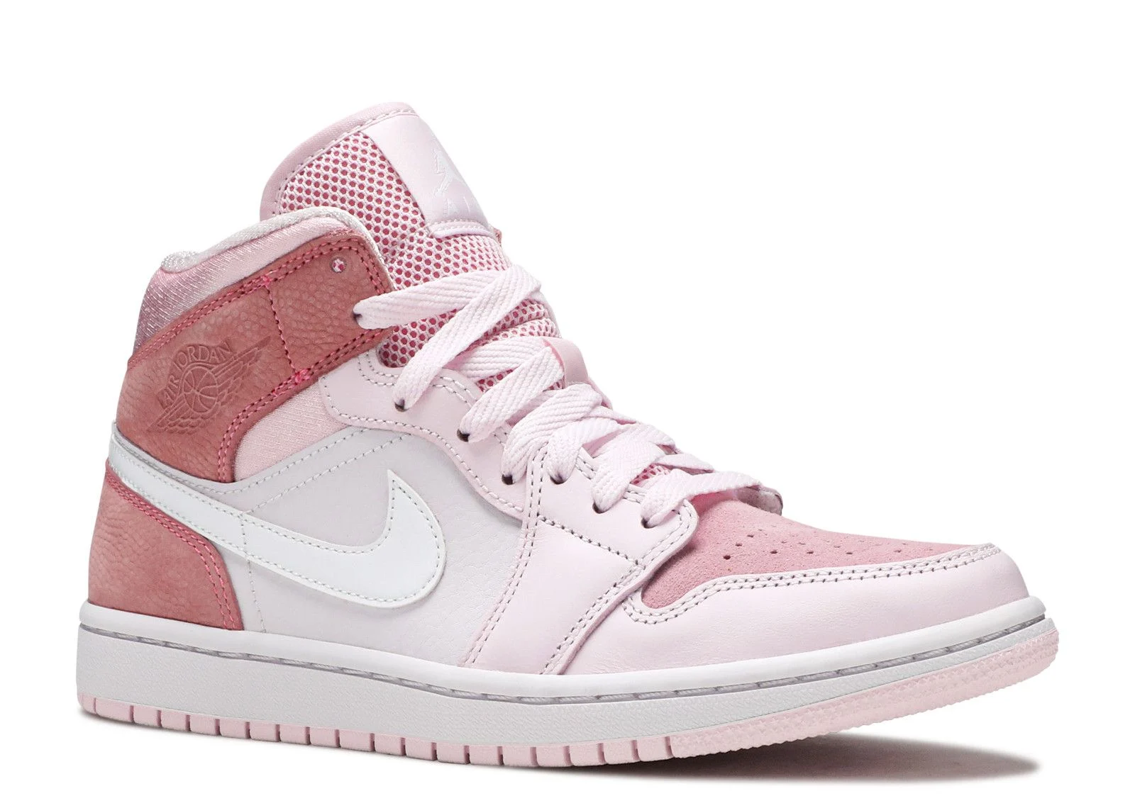 Alternative view of Wmns Jordan 1 Mid 'Digital Pink'