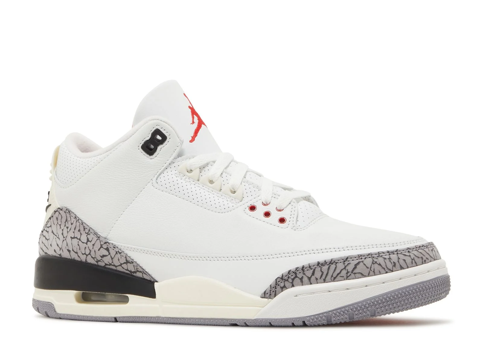 Alternative view of Jordan 3 Retro 'White Cement Reimagined'