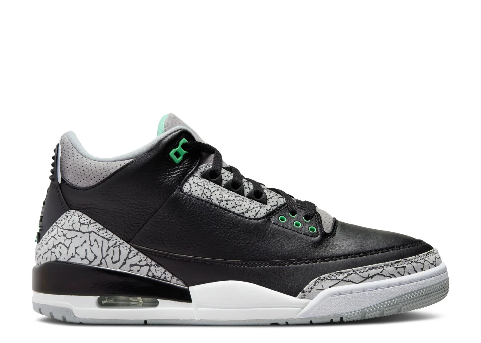 Jordan 3 Retro 'Green Glow'