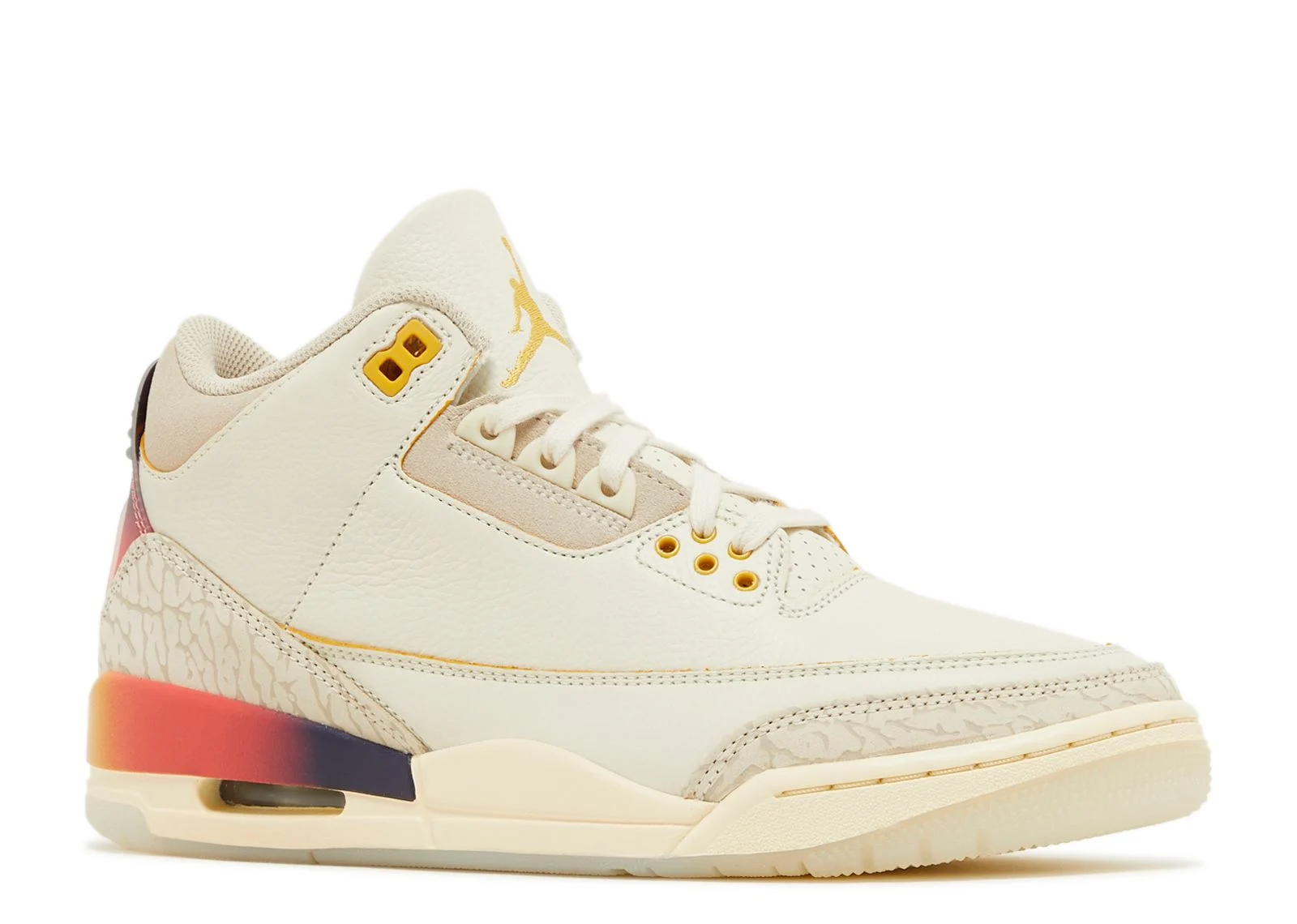 Alternative view of J. Balvin x Jordan 3 Retro 'Medellín Sunset'