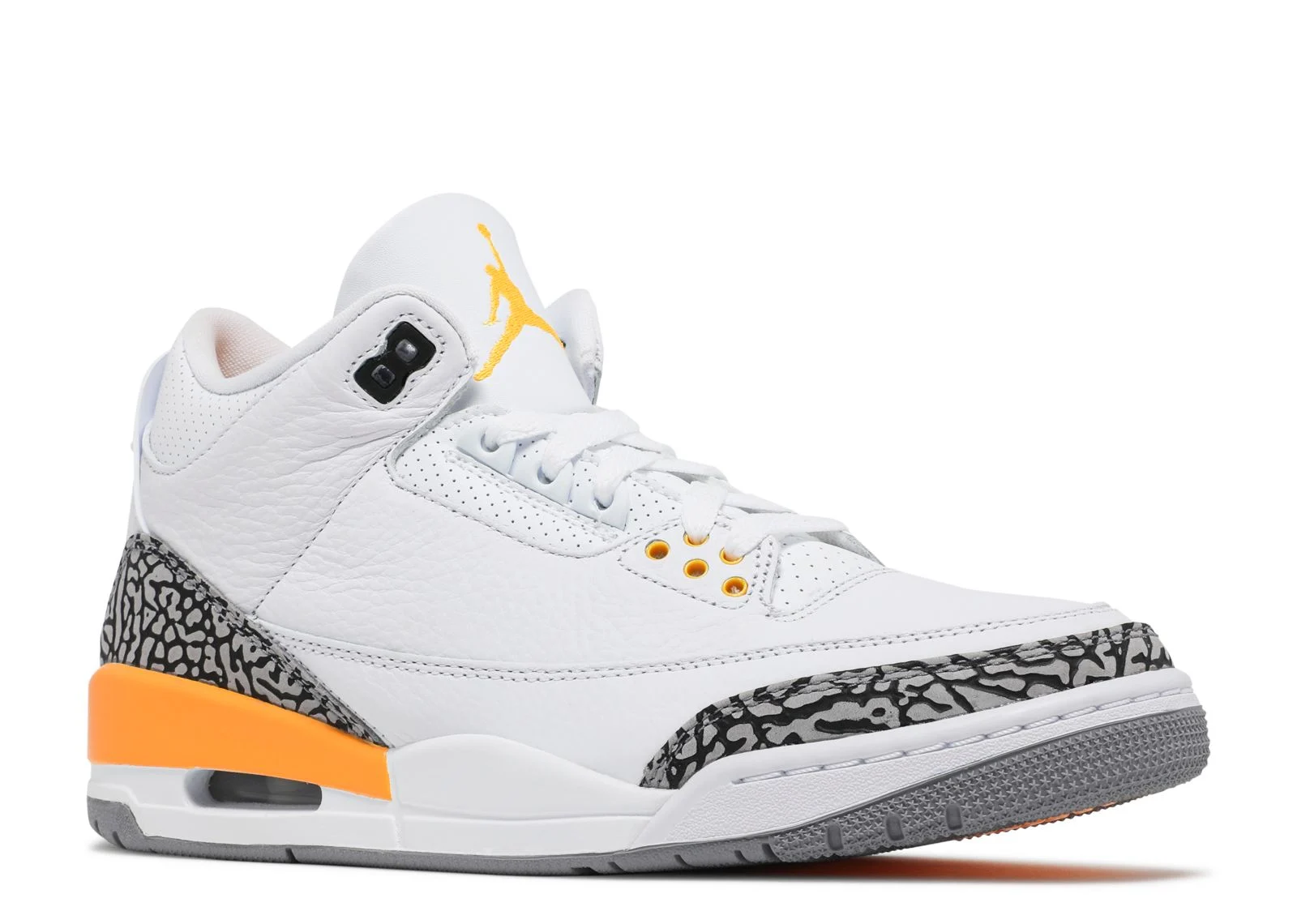 Alternative view of Jordan 3 Retro 'Laser Orange'