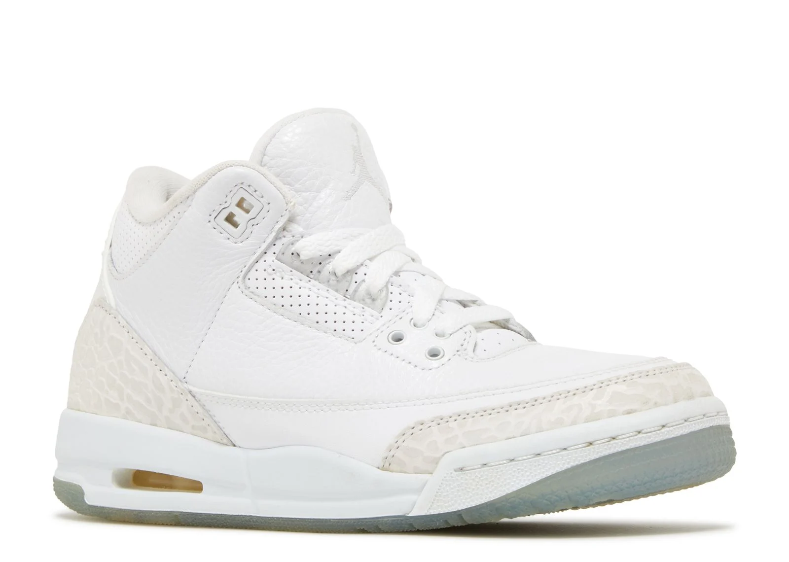 Alternative view of Jordan 3 Retro BG 'Triple White'