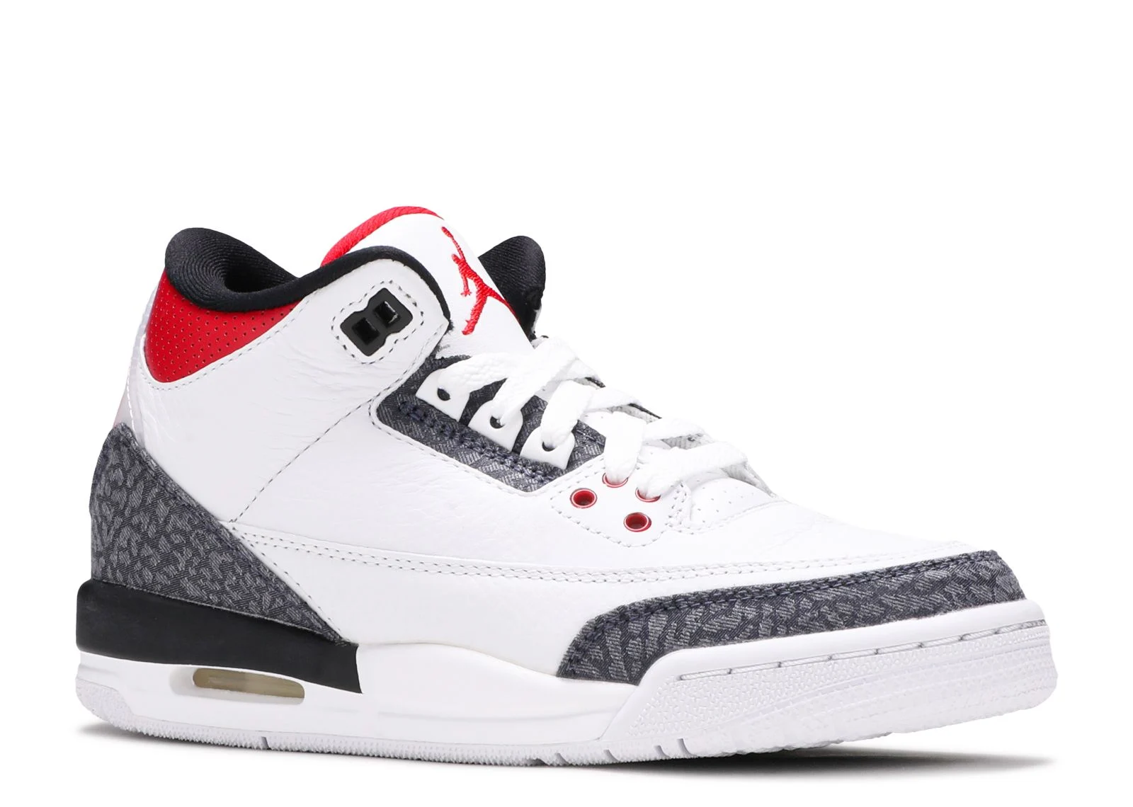 Alternative view of Jordan 3 SE-T GS 'Fire Red' Japan Exclusive