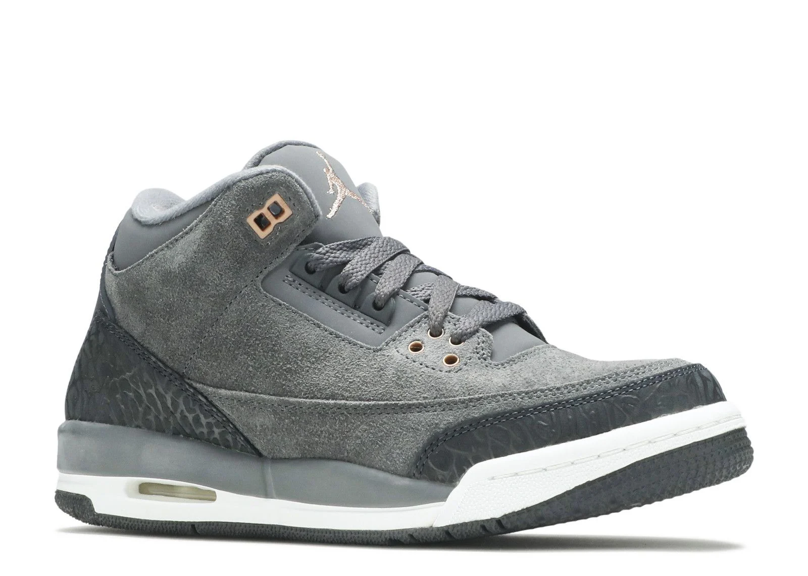 Alternative view of Jordan 3 Retro GS 'Anthracite'