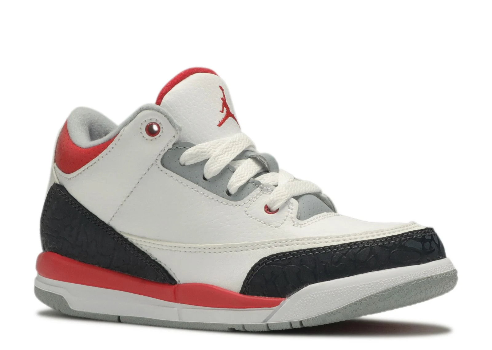Alternative view of Jordan 3 Retro PS 'White Fire Red' 2013