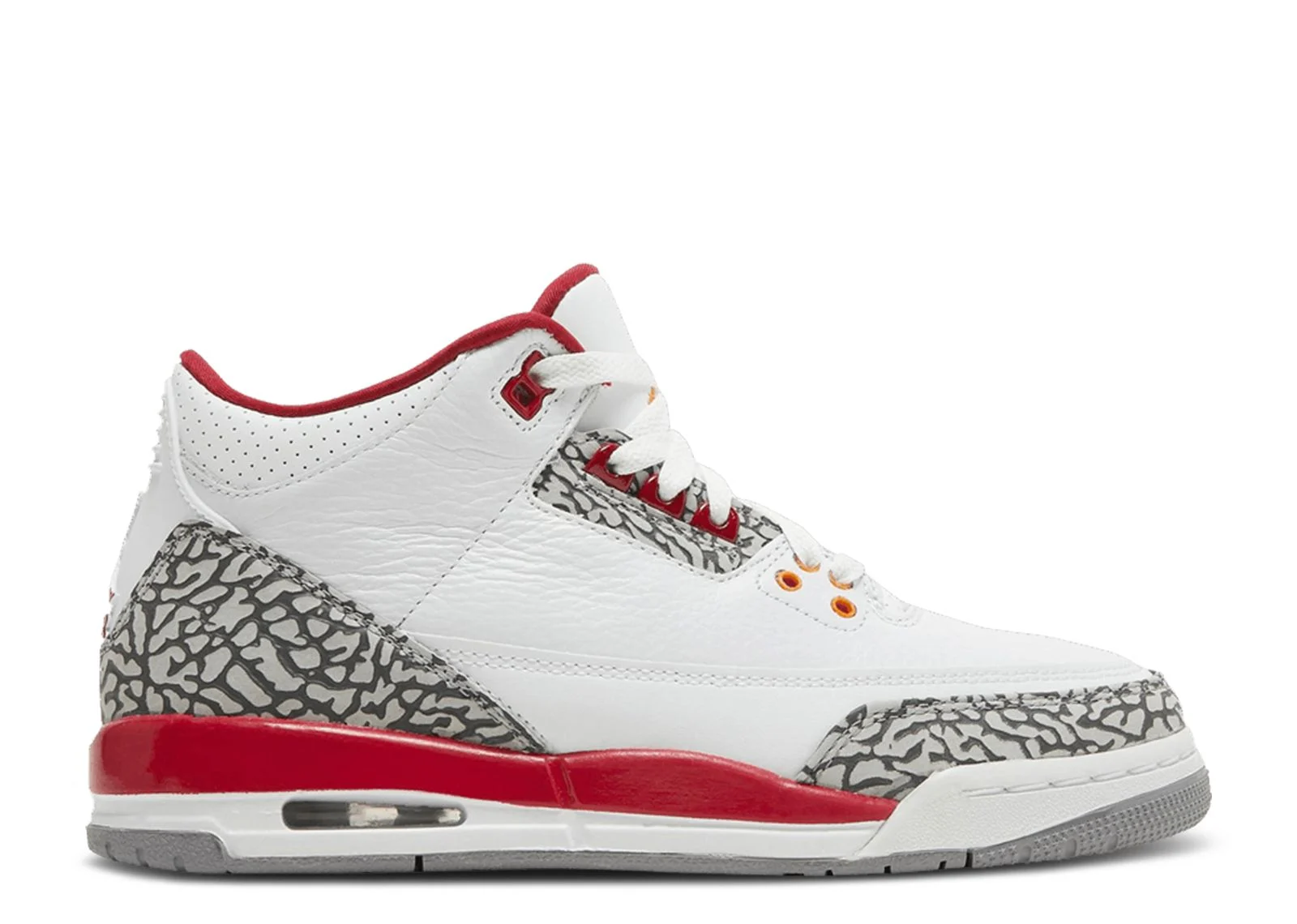 Jordan 3 Retro GS 'Cardinal Red' Sample