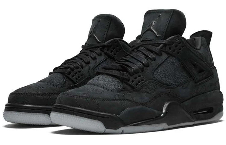 Air Jordan 4 Retro x KAWS ‘Black’ 930155-001 - 图片 3