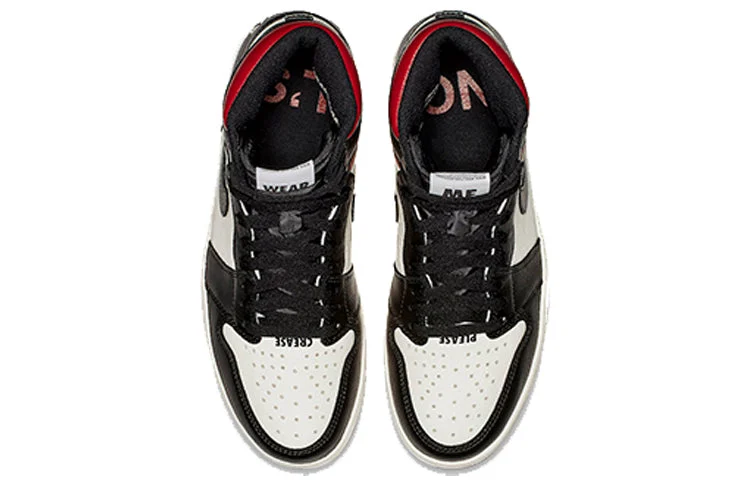 Alternative view of Air Jordan 1 Retro High OG NRG ‘Not for Resale Varsity Red’ 861428-106
