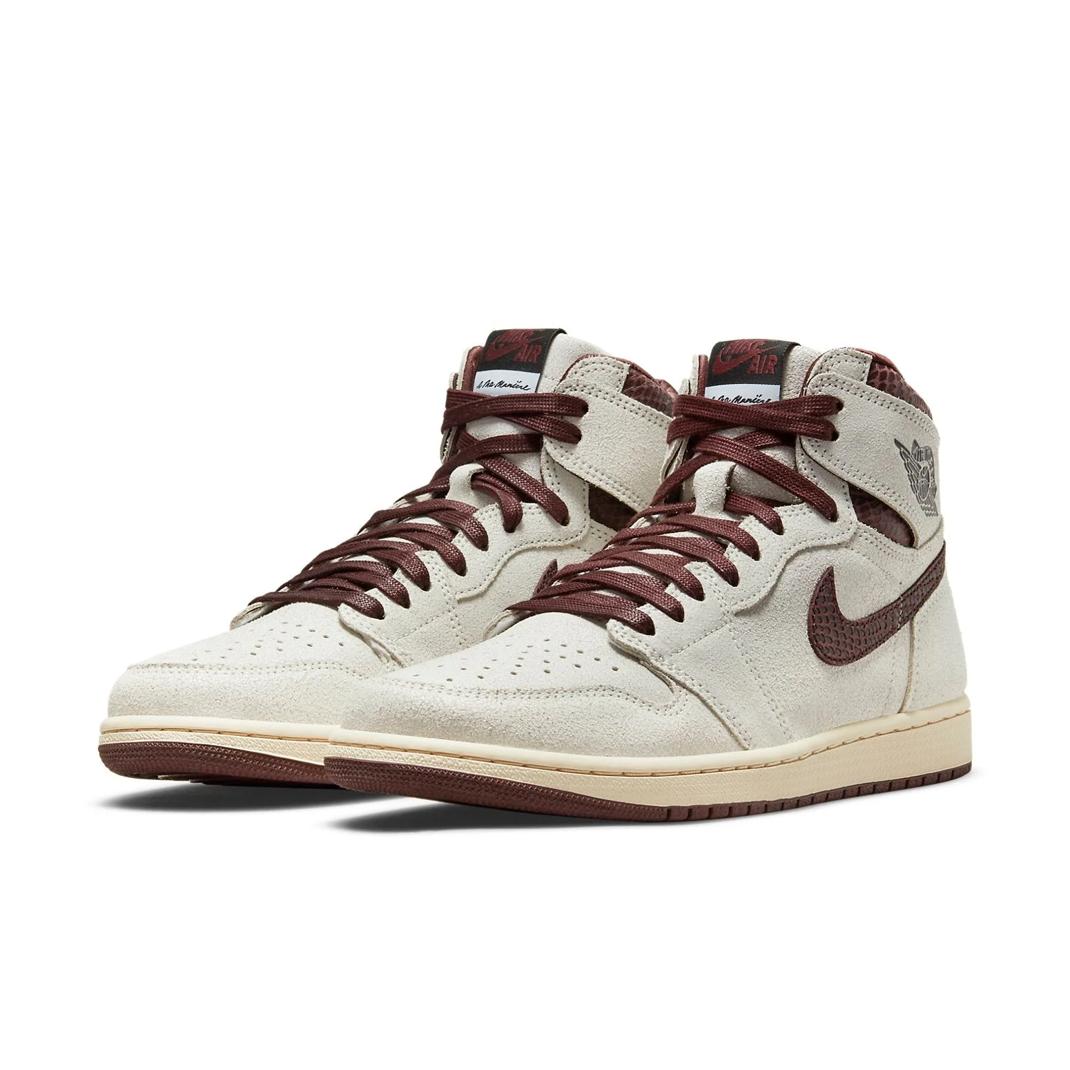 Alternative view of Air Jordan 1 High OG x A Ma Maniere ‘Airness’ DO7097-100