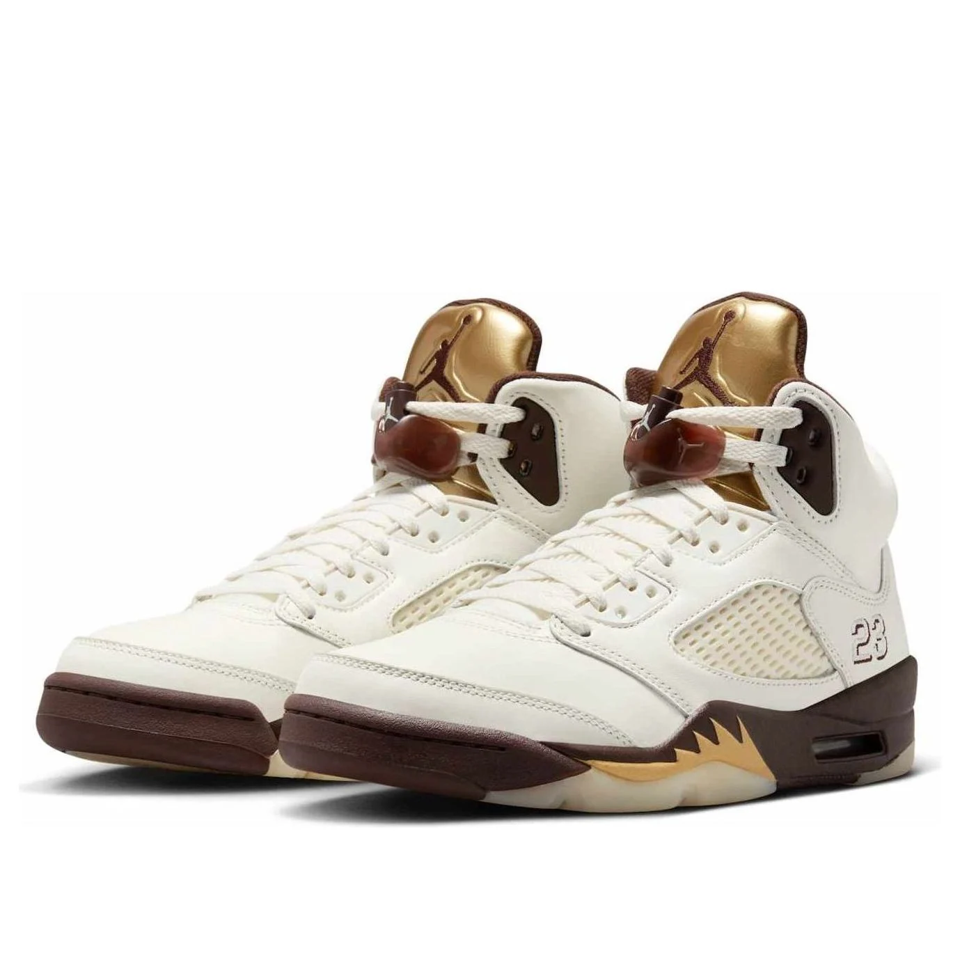 Alternative view of (WMNS) Air Jordan 5 ‘Golden Ticket’ DD9336-200