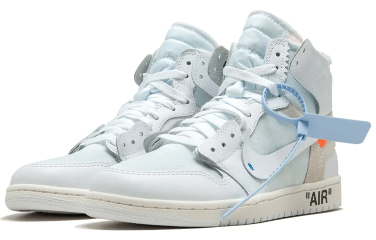 Alternative view of Air Jordan 1 x Off-White Retro High OG ‘White’ 2018 AQ0818-100