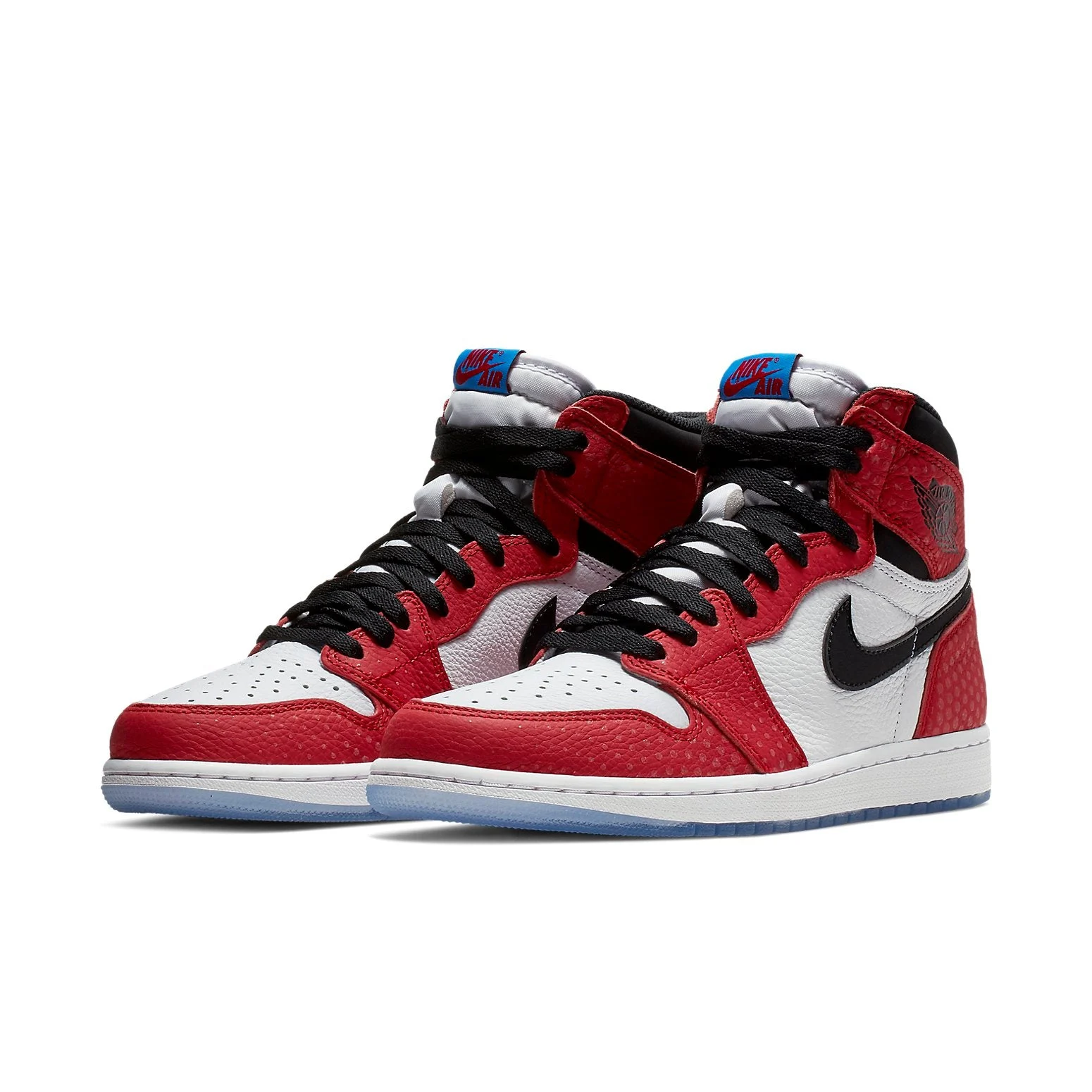 Alternative view of Air Jordan 1 Retro High OG ‘Spider-Man Origin Story’ 555088-602