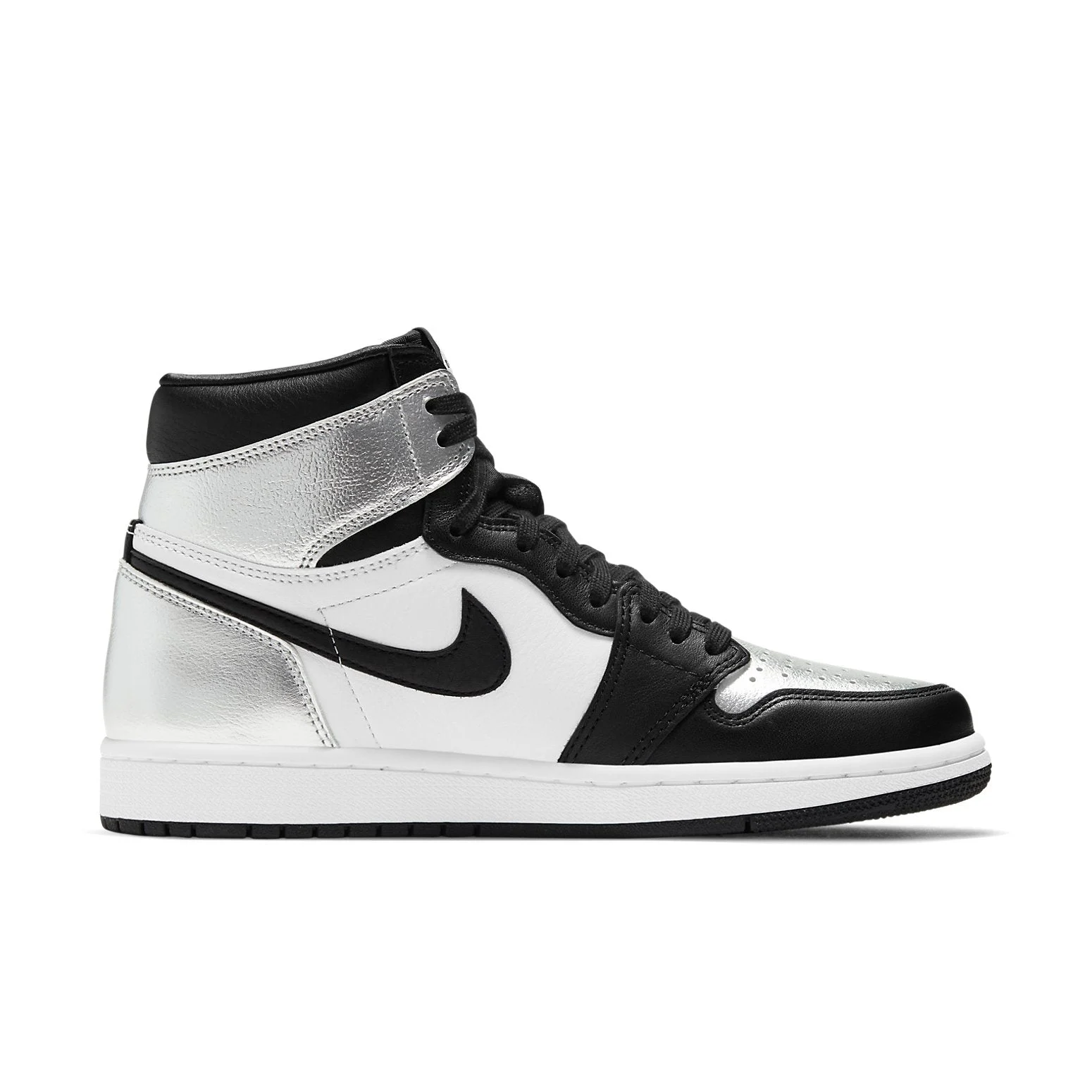 Alternative view of (WMNS) Air Jordan 1 Retro High OG ‘Silver Toe’ CD0461-001