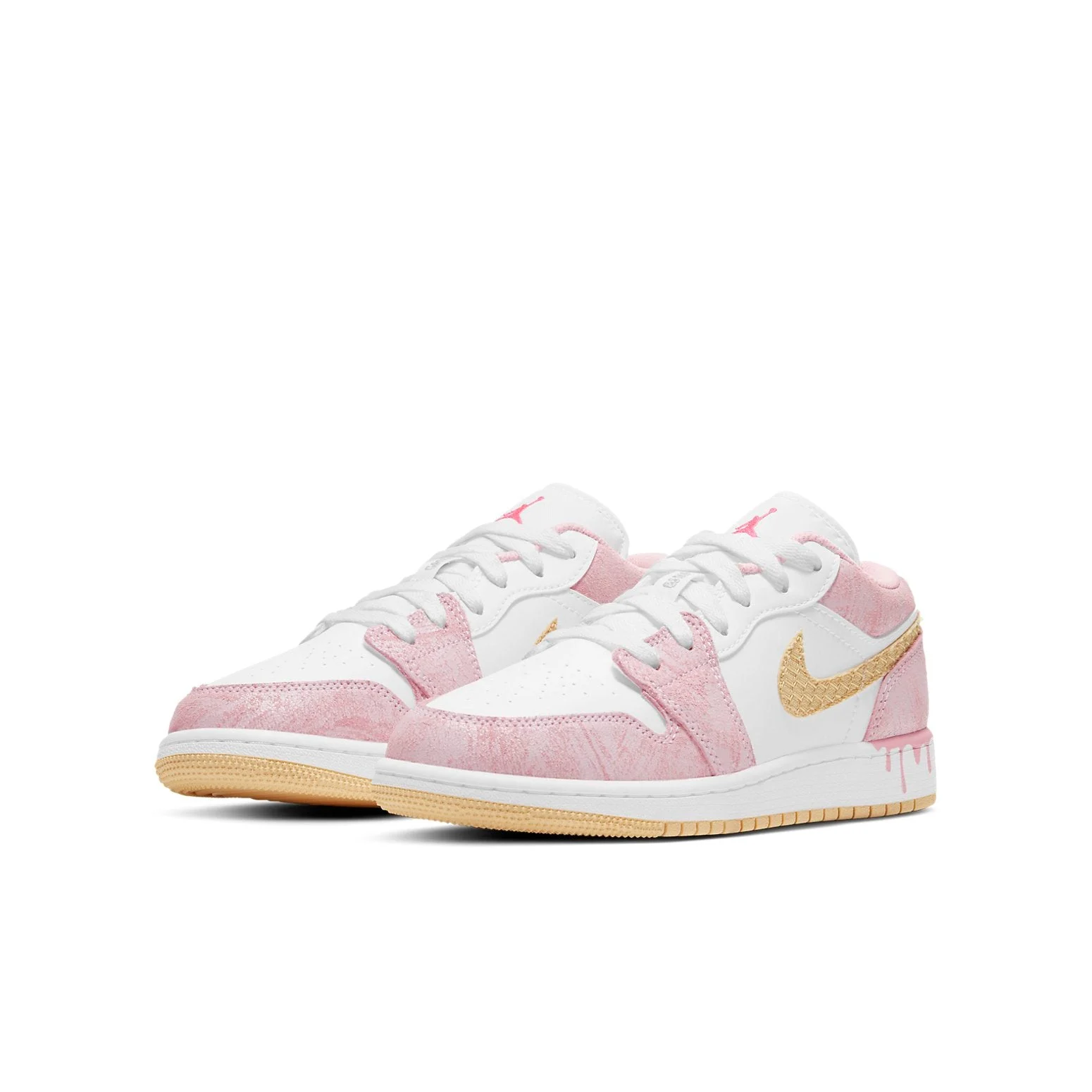 (GS) Air Jordan 1 Low ‘Strawberry Ice Cream’ CW7104-601 - 图片 3