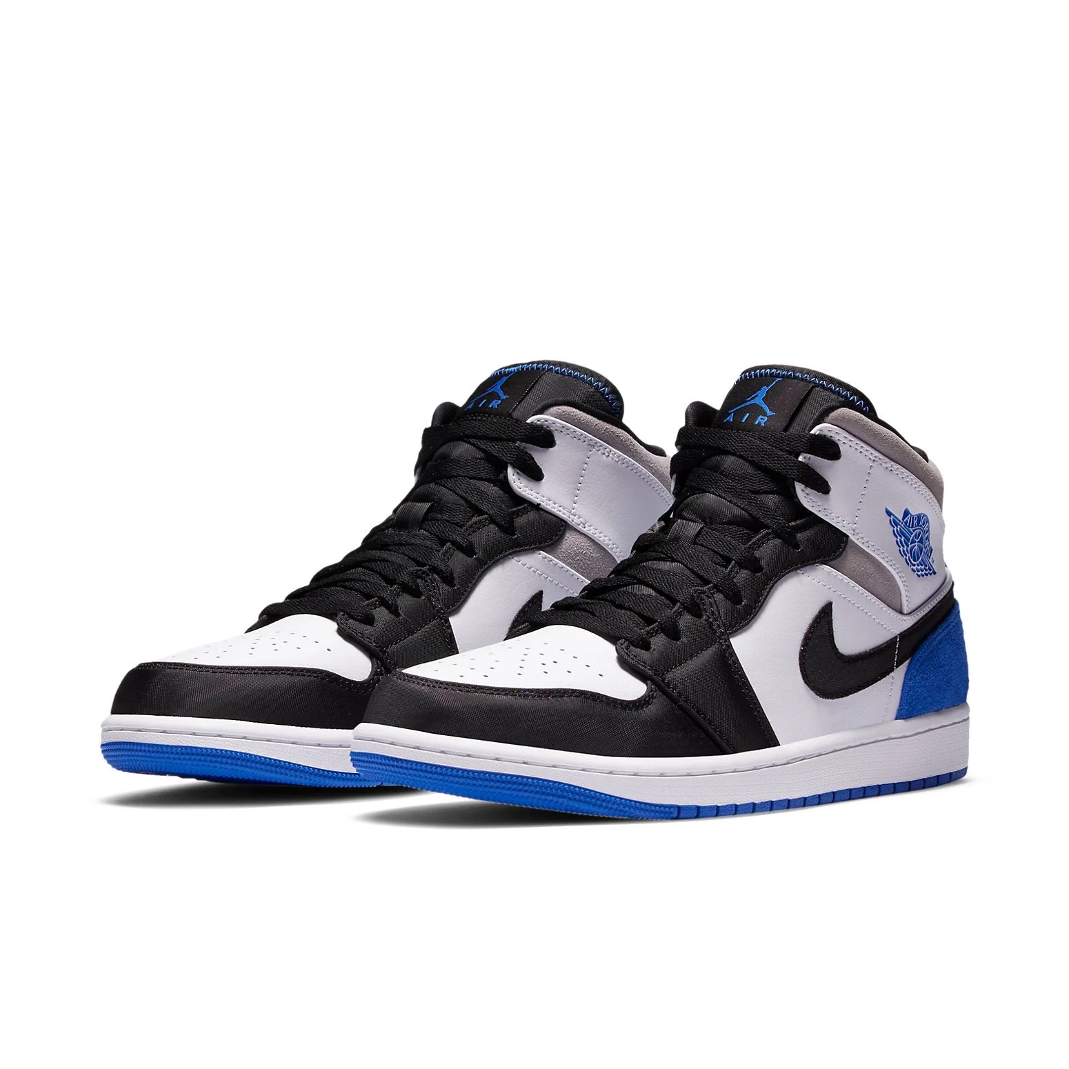 Alternative view of Air Jordan 1 Mid SE ‘Royal Black Toe’ 852542-102