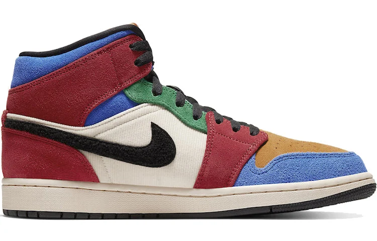 Alternative view of Air Jordan 1 Mid x Blue The Great  ‘Fearless’ CU2805-100