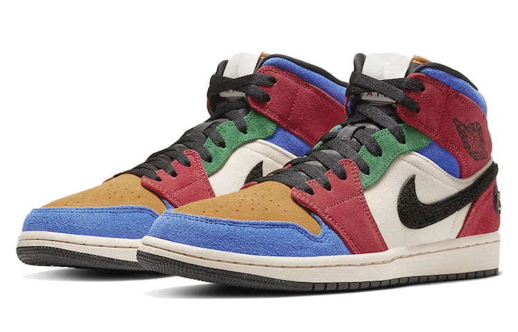 Air Jordan 1 Mid x Blue The Great ‘Fearless’ CU2805-100 - 图片 3