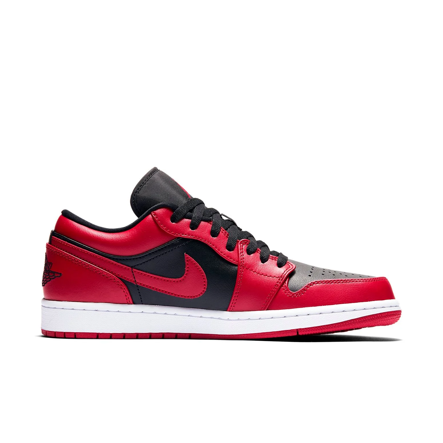 Alternative view of Air Jordan 1 Low ‘Reverse Bred’ 553558-606