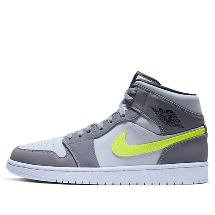 Air Jordan 1 Mid ‘Gunsmoke Volt’ 554724-072