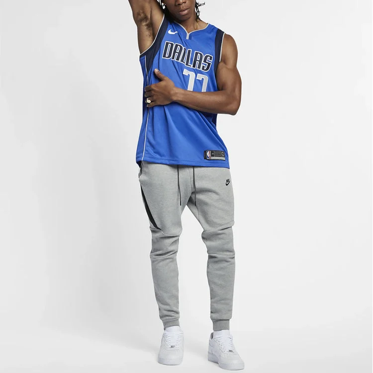 Alternative view of Nike NBA Jersey Luka Doncic Basketball Jersey/Vest SW Fan Edition Team limited Mavericks No. 77 Blue 864469-487