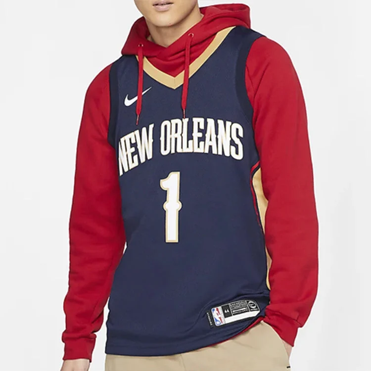 Nike NBA Zion Williamson Basketball Sports Jersey SW Fan Edition New Orleans Pelicans 1 Navy Blue Dark blue 864493-427 - 图片 3