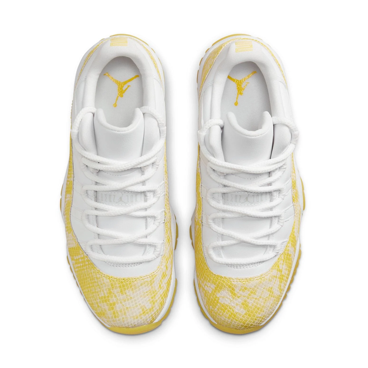 Alternative view of (WMNS) Air Jordan 11 Retro Low ‘Yellow Snakeskin’ AH7860-107