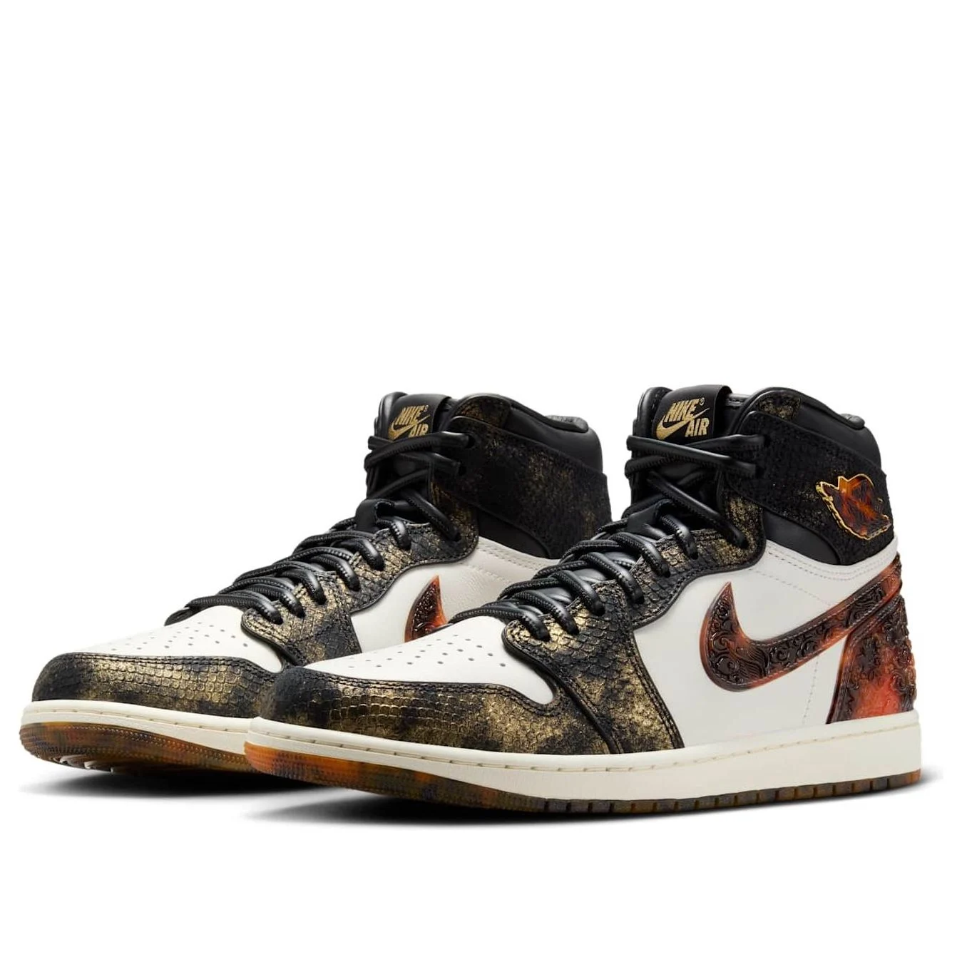 Alternative view of Air Jordan 1 Retro High OG ‘Xuanwu’ IB3165-091