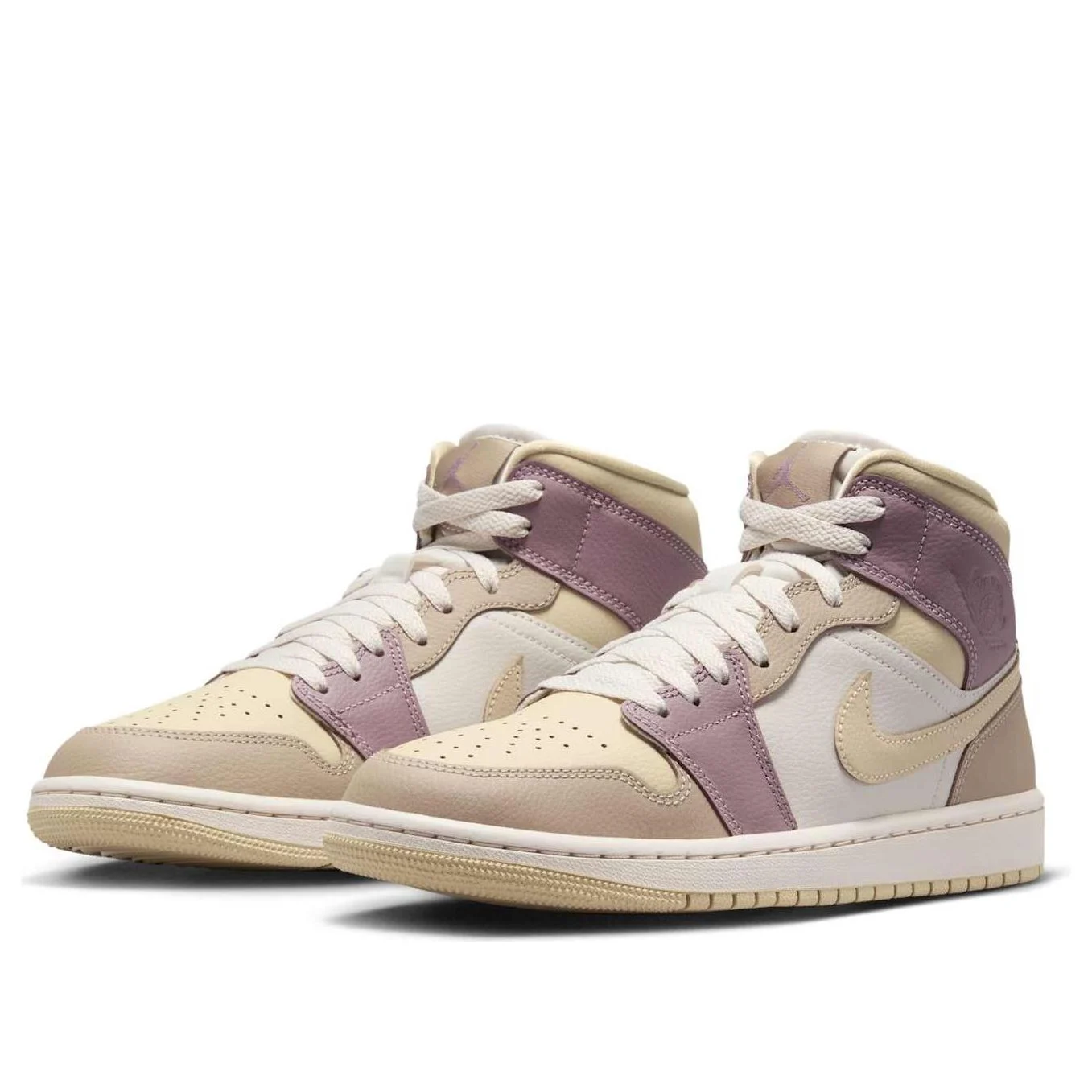 Alternative view of (WMNS) Air Jordan 1 Mid ‘Light Orewood Brown Taupe Grey’ HV2370-100