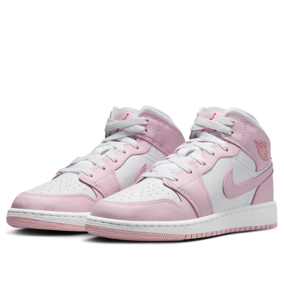 Alternative view of (GS) Air Jordan 1 Mid ‘Valentine’s Day’ DQ8423-608