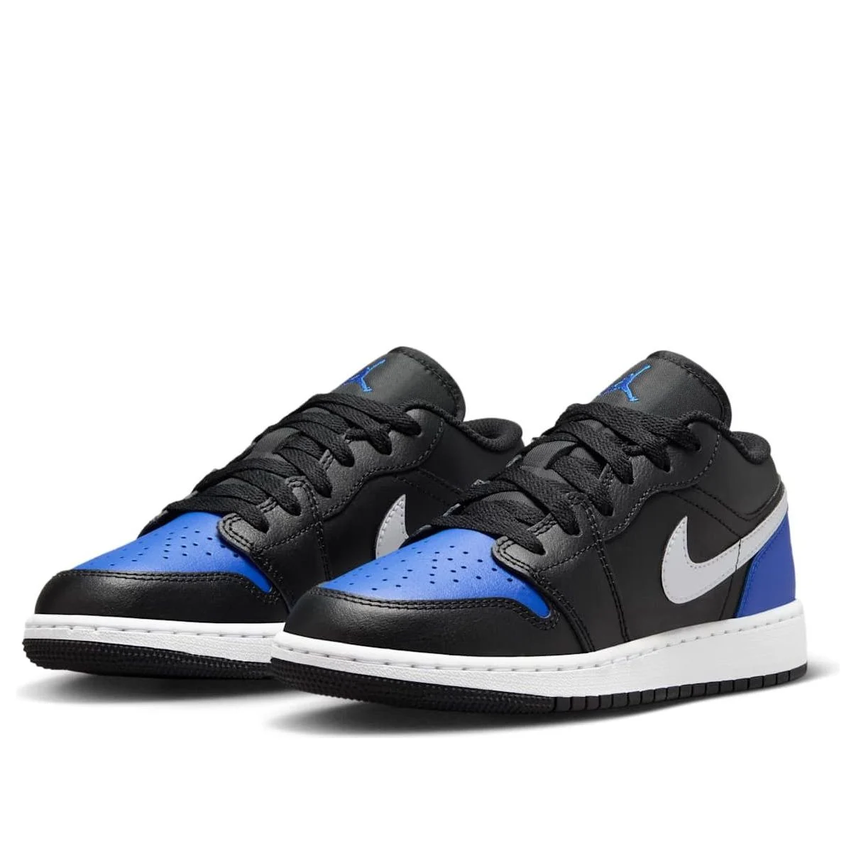 Alternative view of (GS) Air Jordan 1 Low ‘Black Game Royal White’ 553560-042