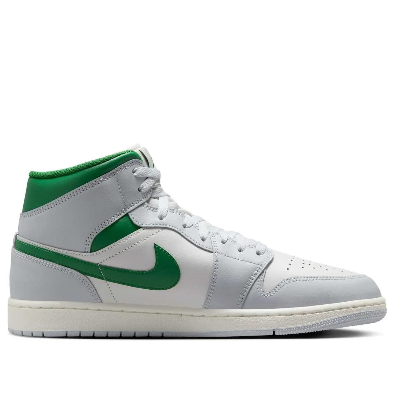 Air Jordan 1 Mid ‘Summit White Lucky Green’ DQ8426-142
