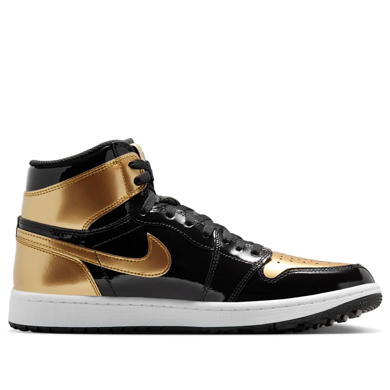 Air Jordan 1 High Golf ‘Patent Gold Toe’ DQ0660-002
