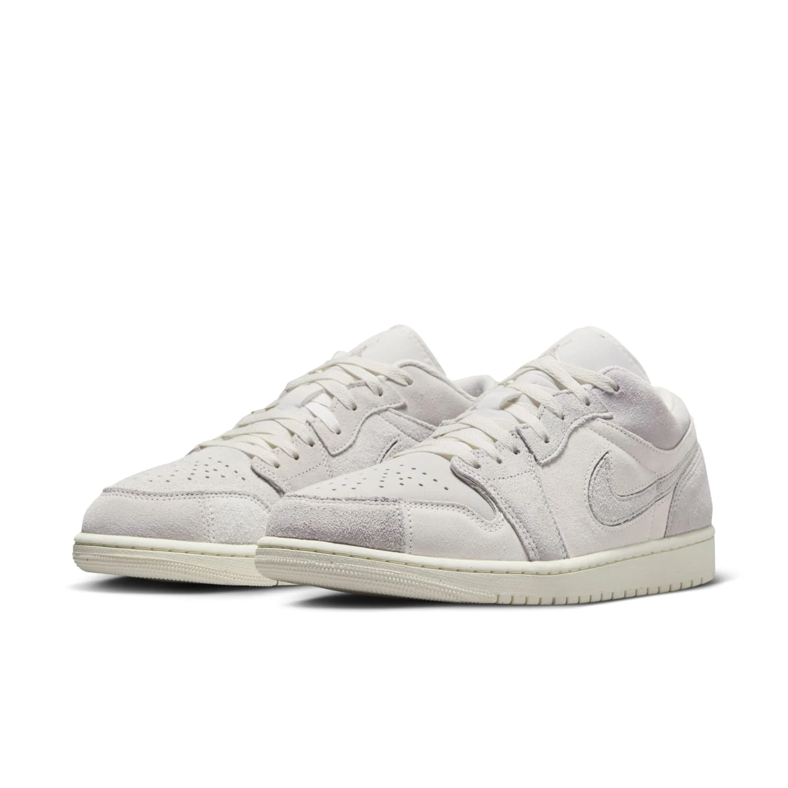 Alternative view of Air Jordan 1 Low SE Craft ‘Pale Ivory’ FQ3055-100