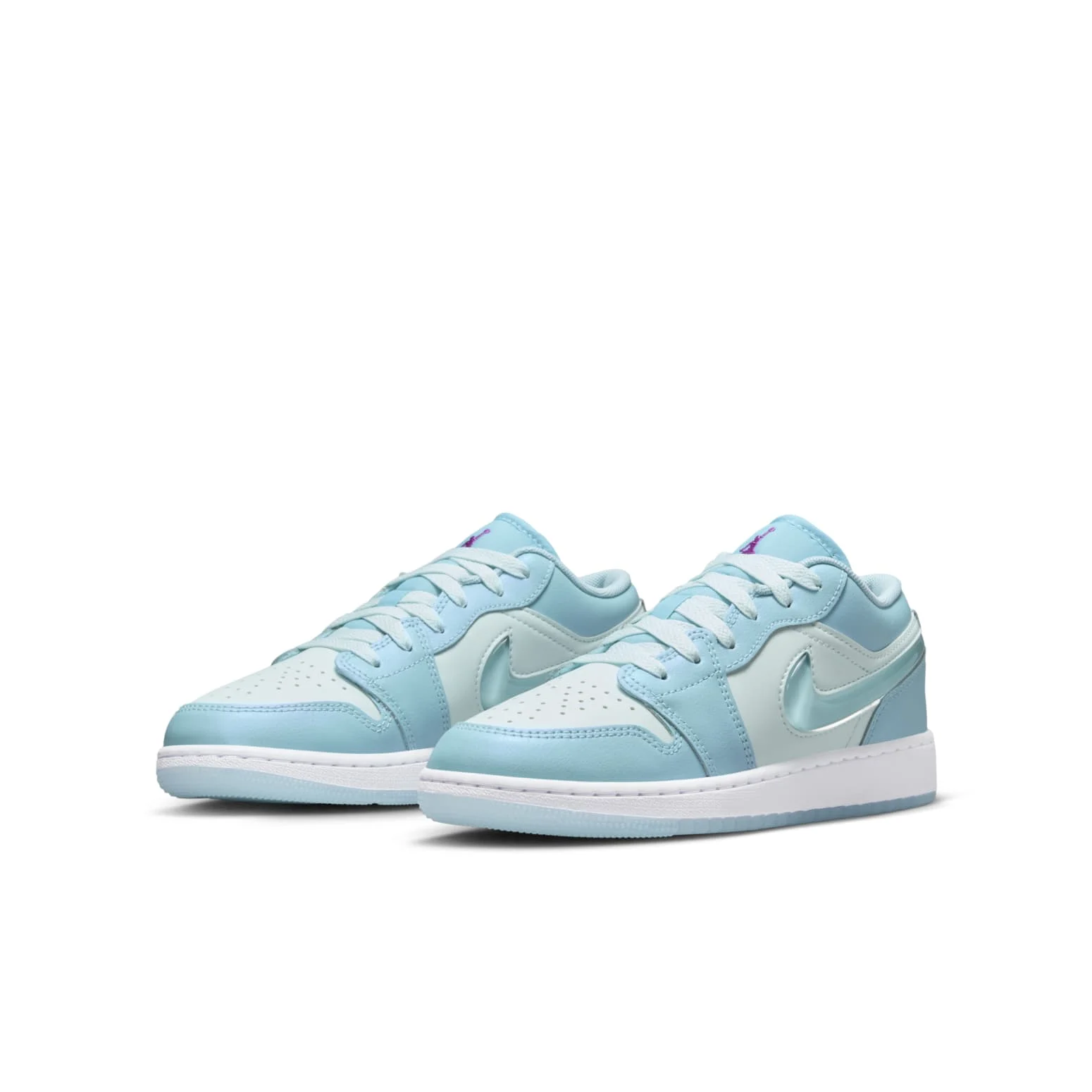 Alternative view of (GS) Air Jordan 1 Low ‘Aquarius Blue’ FN7366-400