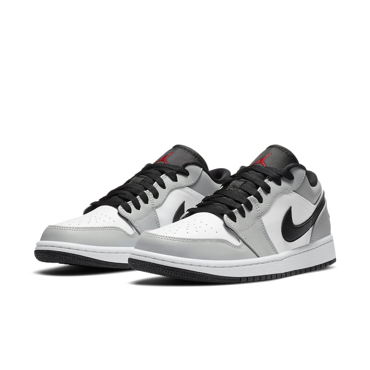Alternative view of Air Jordan 1 Low ‘Light Smoke Grey’ 553558-030