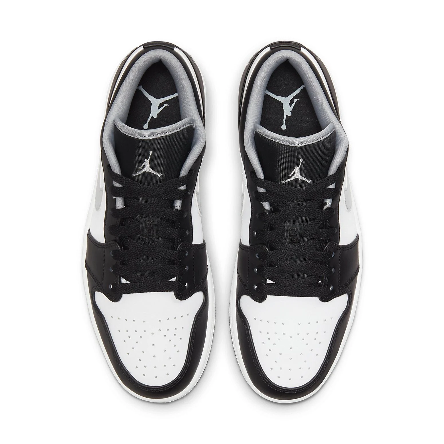 Air Jordan 1 Low ‘Black White Grey’ 553558-040 - 图片 3