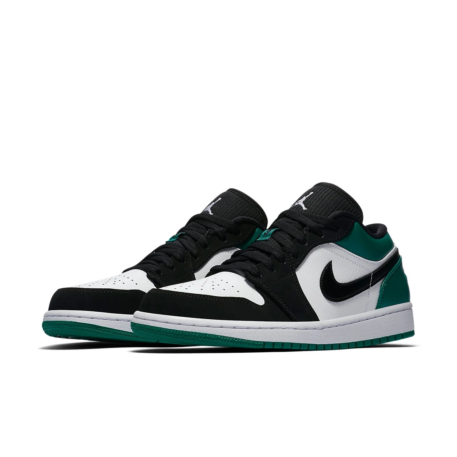 Alternative view of Air Jordan 1 Low ‘Mystic Green’ 553558-113