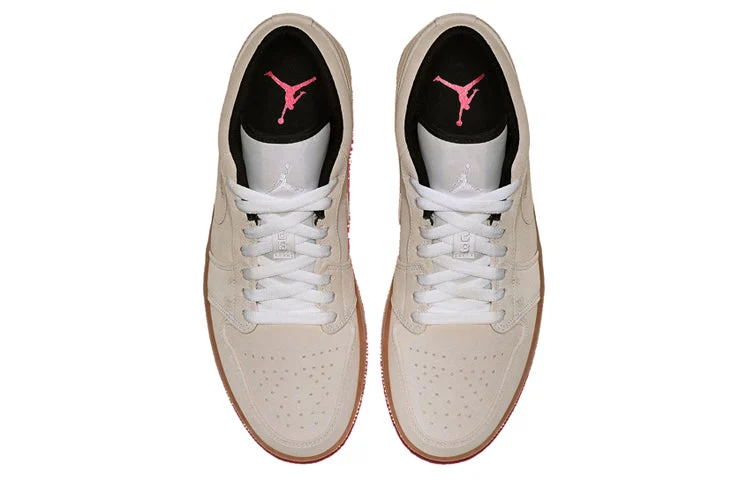 Alternative view of Air Jordan 1 Low ‘White Gym Yellow’ 553558-119