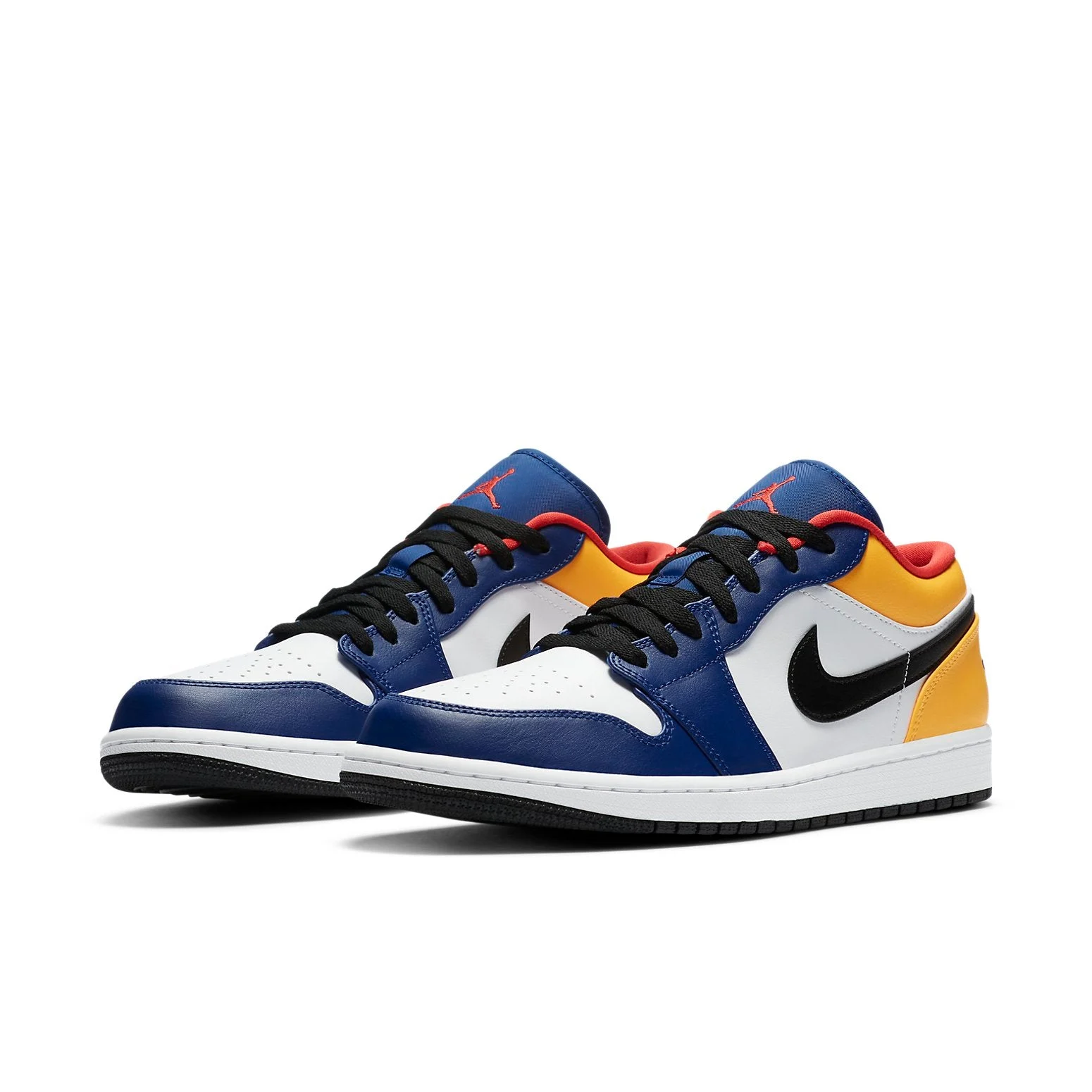 Alternative view of Air Jordan 1 Low ‘White Deep Royal Blue’ 553558-123
