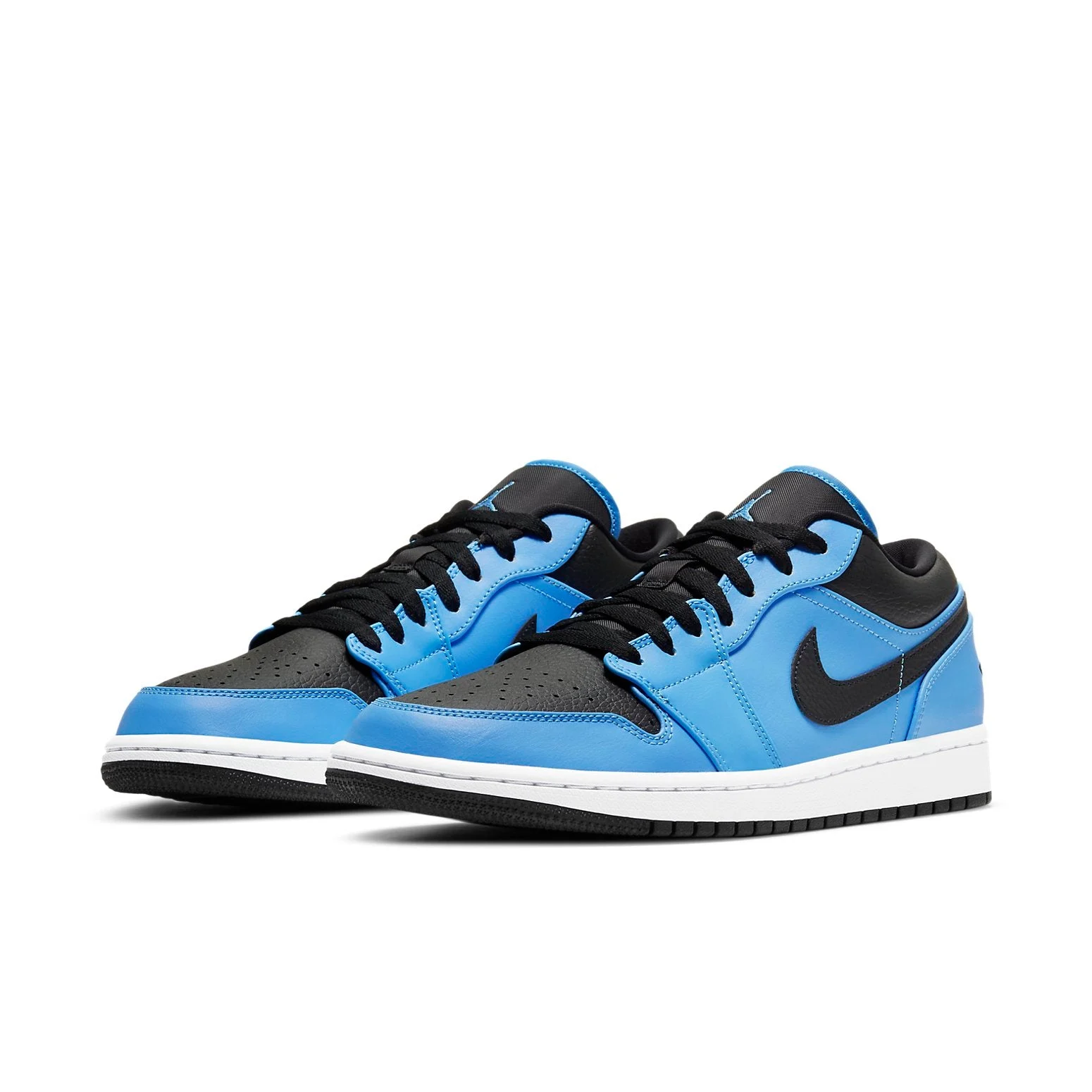 Alternative view of Air Jordan 1 Low ‘University Blue Black’ 553558-403