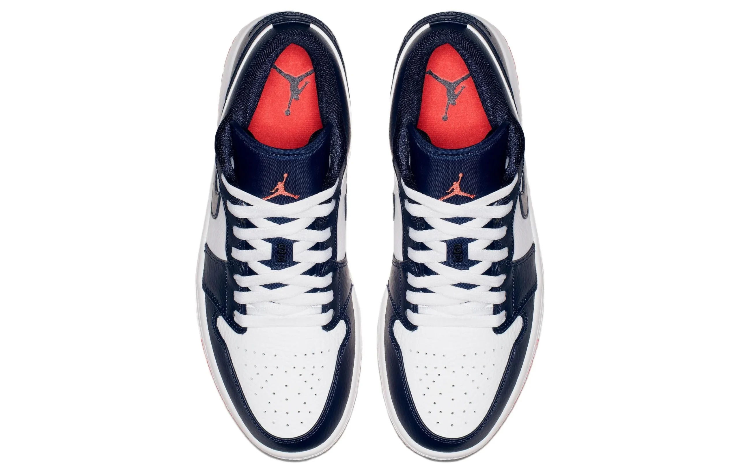 Air Jordan 1 Retro Low ‘Obsidian Ember Glow’ 553558-481 - Image 3