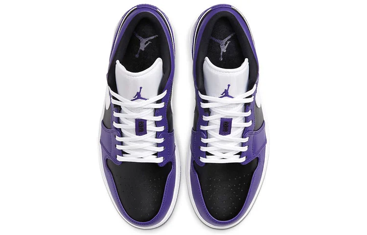 Air Jordan 1 Low ‘Court Purple Black’ 553558-501 - 图片 3