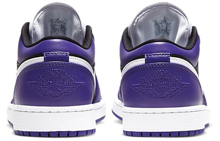 Air Jordan 1 Low ‘Court Purple Black’ 553558-501 - 图片 4